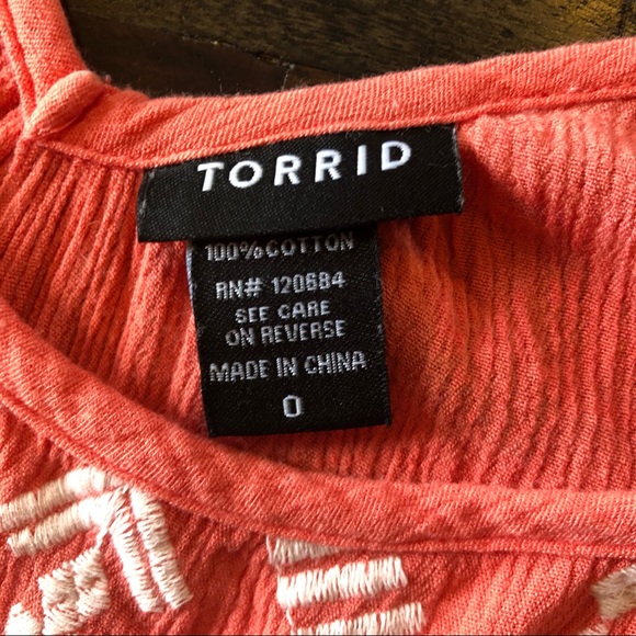 Torrid Coral Tank Top - Picture 3 of 8
